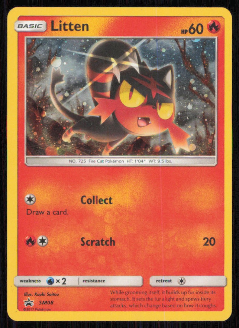 Litten Promo SM Promos SM08 LP Holo
