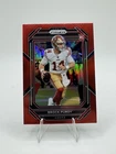 2022 Panini Prizm Football Red Brock Purdy #353 PSA 9