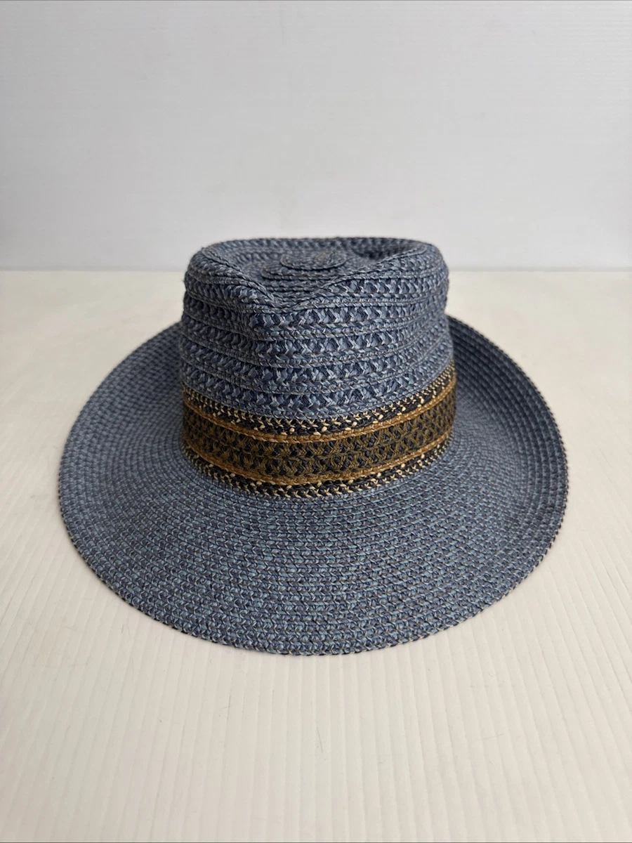 Eric Javits Classic Adult One Size Fedora Natural Brown Vintage Beach Sun Hat Eric Javits Fedora Brown Hats for Women for sale | eBay main image 4