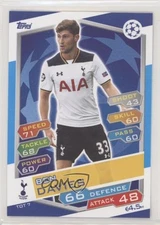 2016-17 Topps Match Attax UCL Tottenham Hotspur Ben Davies #TOT7 Rookie RC