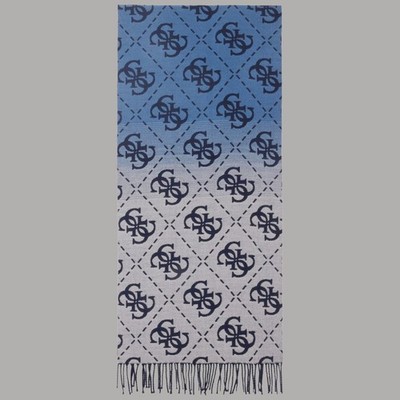 Guess Schal Blau Degrade Herrenschal Gr, 40X180 AM9561 POL03 BLAU