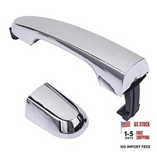 Exterior Rear Left Driver Side Chrome Door Handle Replacement for Kia Sorento