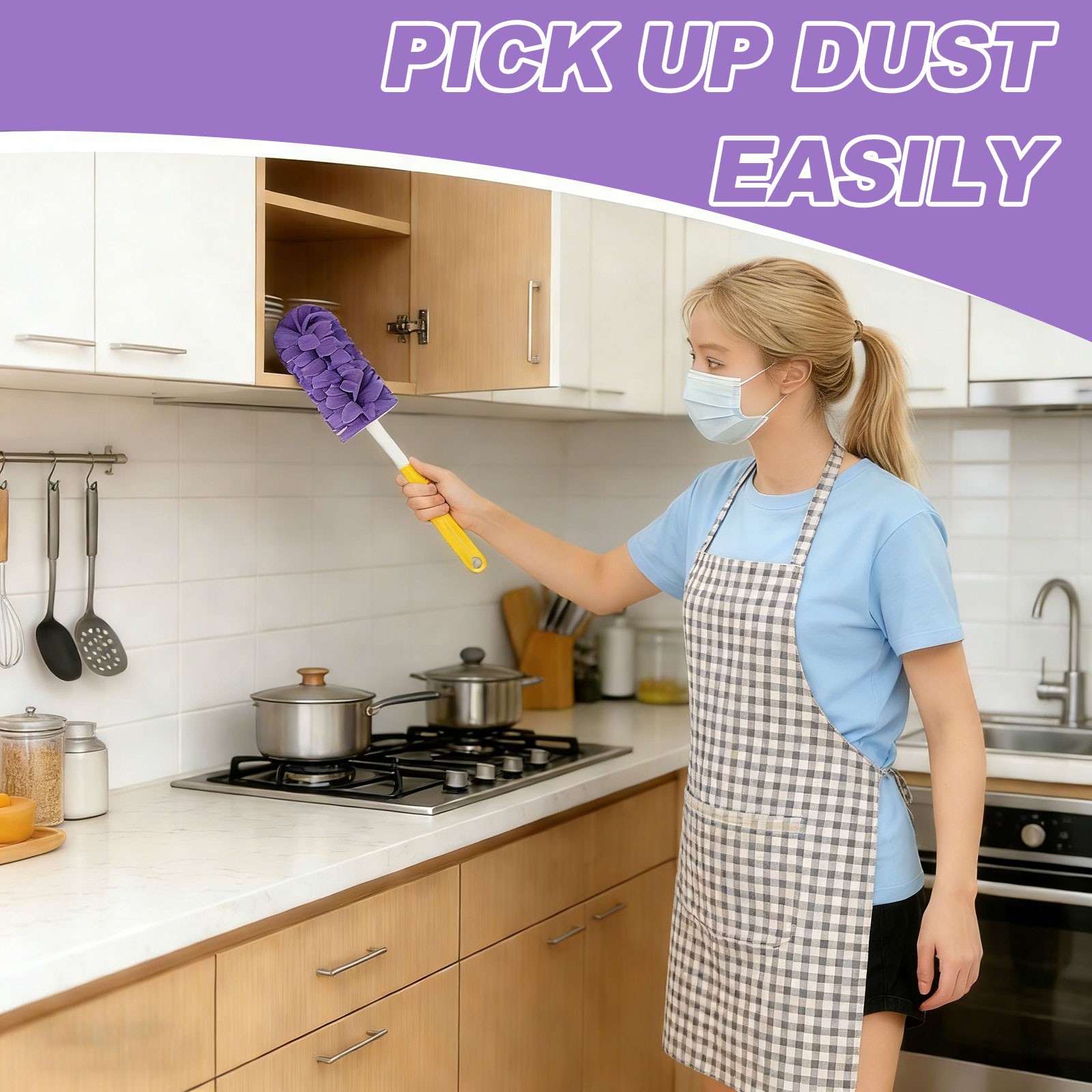 360 Heavy Duty Fleece Reusable Washable Duster Refills 5 Pack No Handle