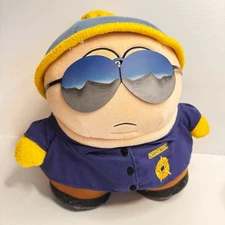 Vintage 1998 Cartman South Park Cop Limited Edition Plush Toy