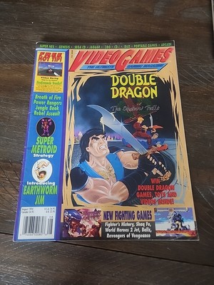 1994 August VIDEO GAMES THE ULTIMATE GAMING MAGAZINE Double Dragon  (CP445)
