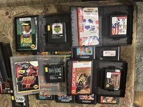 Sega Genesis Game Lot of 27 (No Duplicates) Street Fighter, Mortal Kombat, Sonic