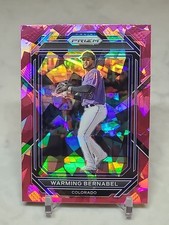 2023 Panini Prizm- Warming Bernabel (RC) PINK ICE PRIZM #151 ROCKIES