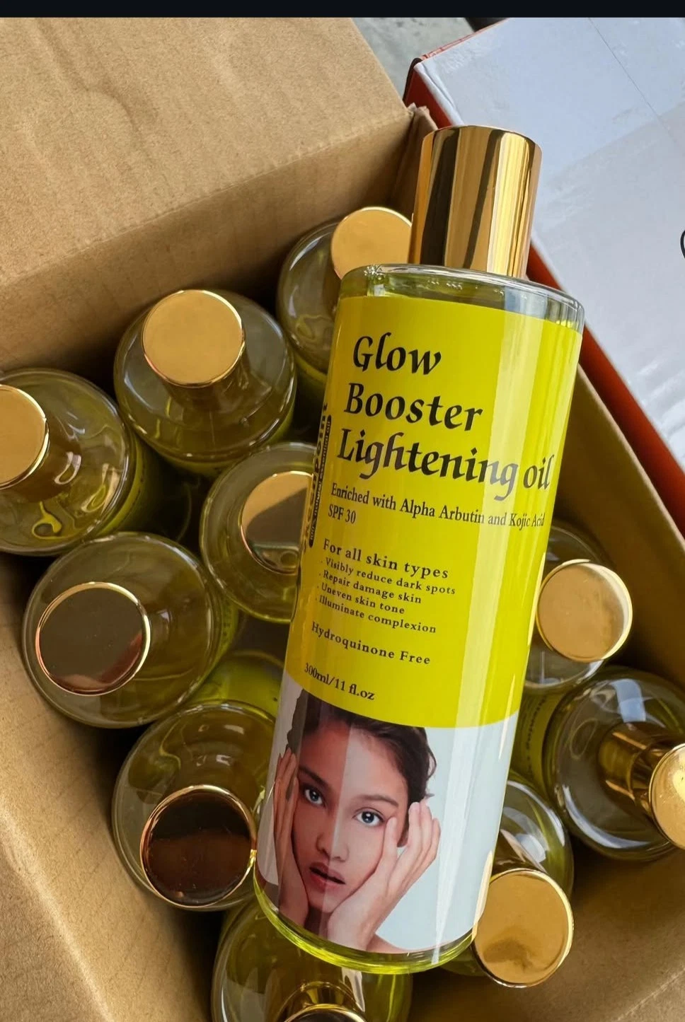 Skeenpoint Glow Booster Lightening Oil W/ Alpha Arbutin & Kojic Acid SPF 30 💯
