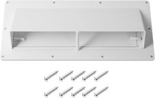 RV Range Hood Vent Cover for Camper, RV Exhaust Side Stove Vent Cover White