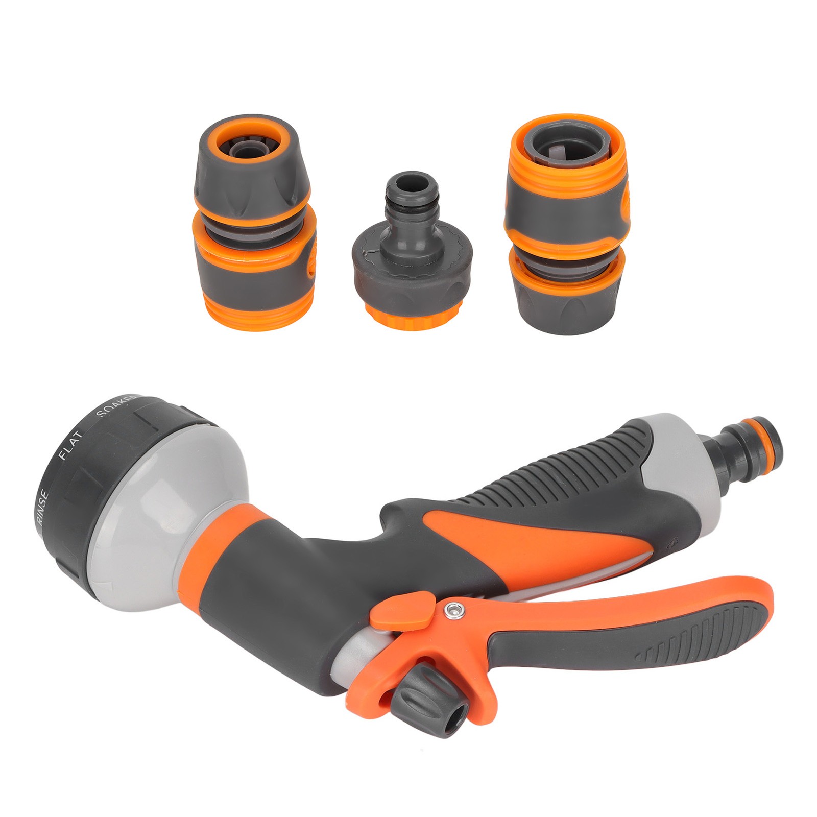 New Garden Hose Nozzle Adjustable Ergonomic Tool Free Water Hose Nozzle Sprayer