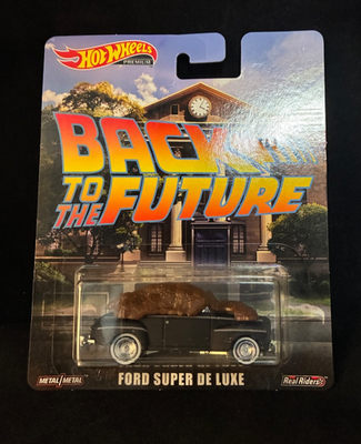 Hot Wheels Ford Back To The Future Super De Luxe 1/64 Car - Black
