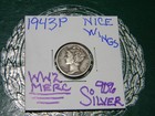 1943 P Mercury 90% Silver {WWII} Dime -[PHILADELPHIA MINT] (83 YEARS OLD) — photo 1