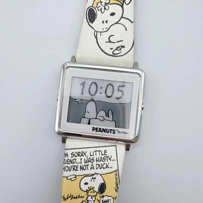 EPSON Smart Canvas Wristwatch Snoopy 65th Anniversary Limited Edition Used Japan
