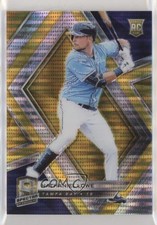 2019 Panini Chronicles Spectra Gold Pulsar Prizm 2/10 Nathaniel Lowe #85 4l3