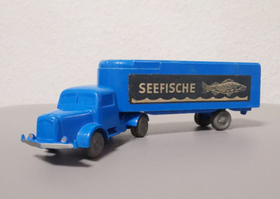 Wiking 520/9d Henschel White Alter Kühlsattelzug ''Seefische'' ohne OVP Vintage