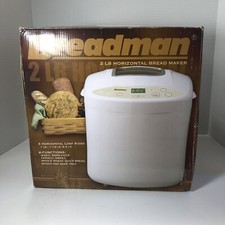 Breadman Bread Maker 3 Horizontal Loaf Sizes ...