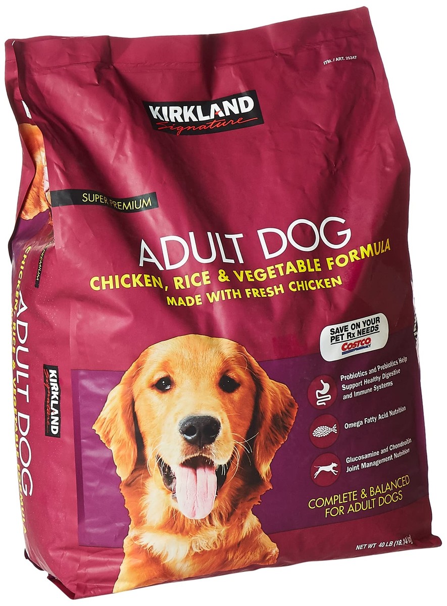 Kirkland Signature Adult Formula Chicken, Rice and Vegetable Dog