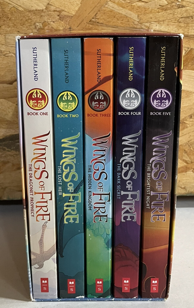 Wings of Fire 5 Books Box set By Tui T Sutherland - Fantasy