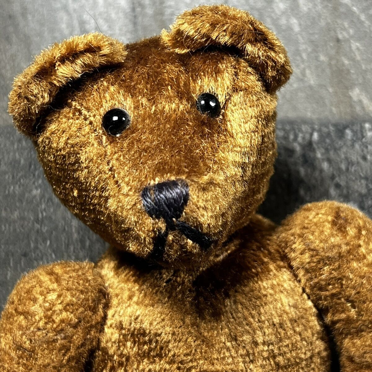 Vintage Teddy Bear Handmade Jointed Brown Stitched Rare | eBay Vintage Teddy Bear Handmade Jointed Brown Stitched Rare | eBay