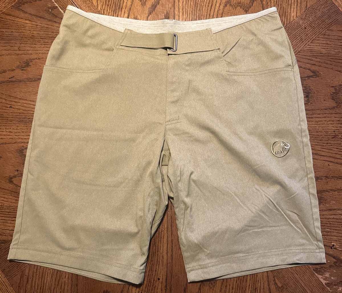 Mammut Birren Outdoor Mens Tan Hiking Shorts EUC