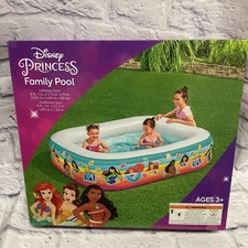 Disney Princess, Family Pool, Inflatable, New, 6ft 7in x 57.5 in x 19 in