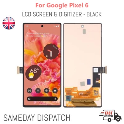 Für Google Pixel 6 LCD schwarz ohne Rahmen OLED LCD Bildschirm Touch Display Baugruppe UK