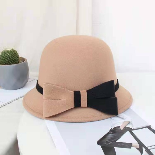 Fascinator Hat Bowler Hat Bucket Wool Crushable Vintage Flower Cloche Round Hats - Picture 56 of 93