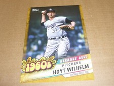 2020 Topps T2 DECADES  BEST JUMBO GOLD 5 X 7 02/10 1960s HOYT WILHELM WHITE SOX
