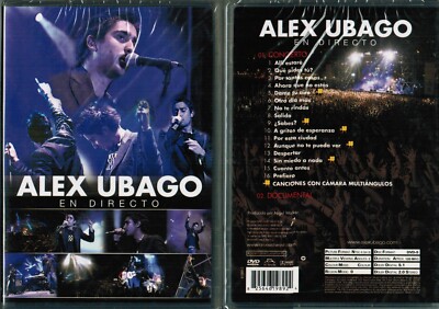 Alex Ubago En Directo Spanish New DVD alli Estare Salida