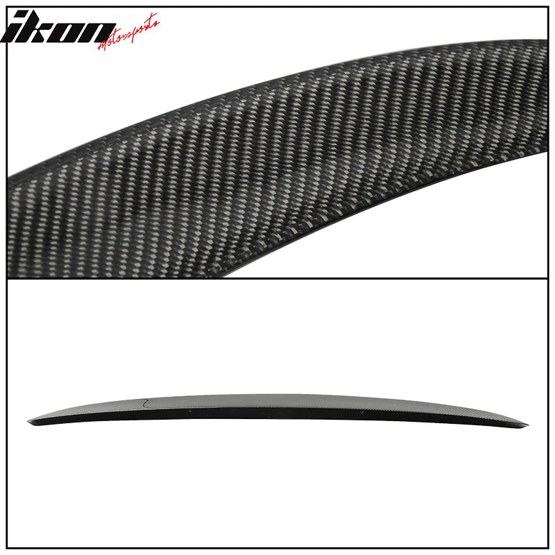 Se adapta a 09-15 BMW F01 serie 7 estilo CA fibra de carbono CF alerón trasero labio de ala Foto 4 de 4