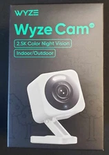 Wyze Cam v4, 2K HD Wi-Fi Smart Home Security Camera, Indoor/Outdoor Use, Pet/Bab