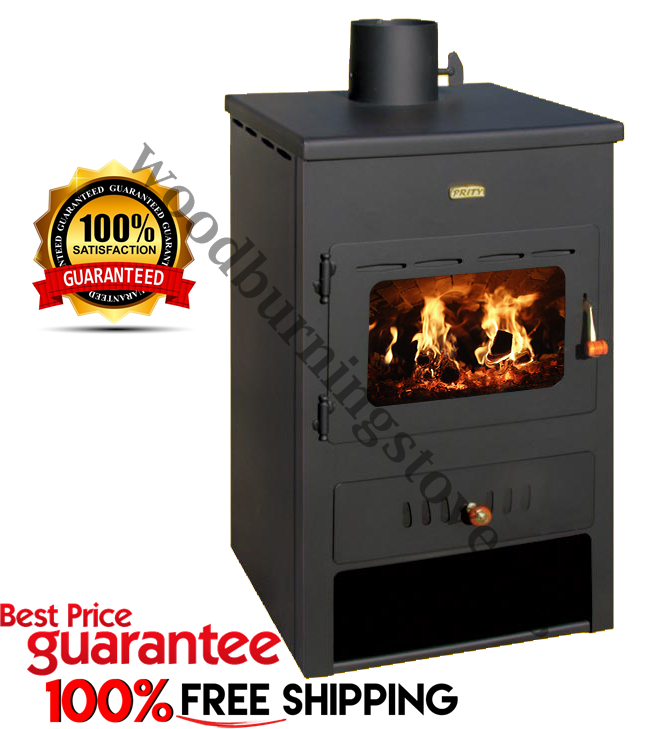 Wood Burning Stove Back Boiler Fireplace Prity K1W8 13,7kw. EcoDesign 2022  | eBay