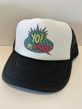 Vintage Yo MTV Raps Hat MTV Trucker Hat Black Unworn SnapBack Adjustable Cap