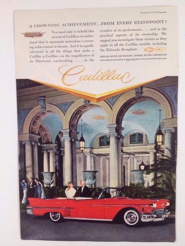 1958 Cadillac Series 62 Print Ad