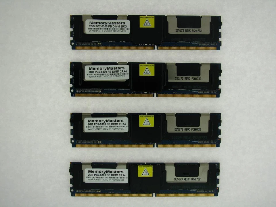 NOT for PC! 8GB 4x2GB PC2-5300 ECC FB-DIMM for HP Compaq ProLiant ML350 G5 - Image 3 of 4