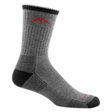 Darn Tough 1931 Gray/Black Men's Coolmax® Hiker Micro Crew Midweight Hiking Sock