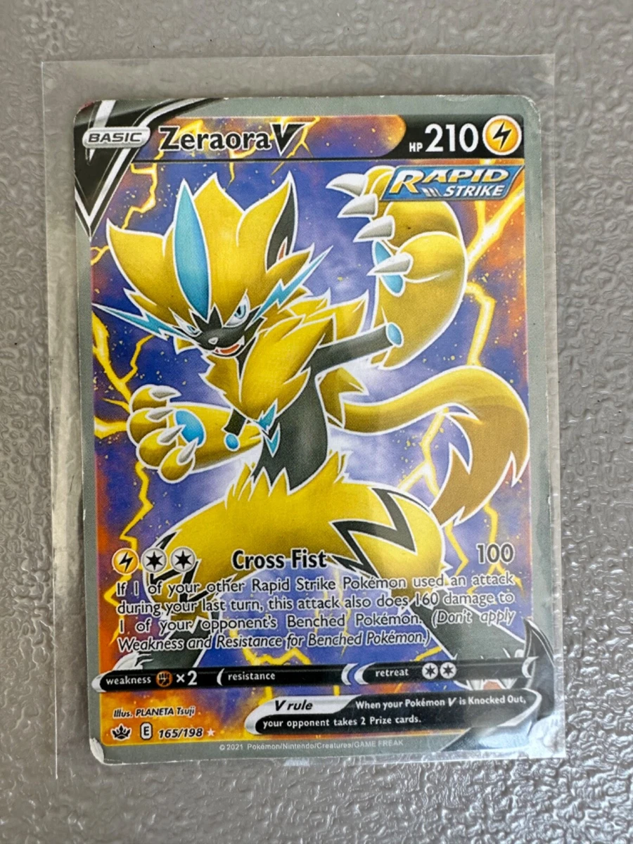 Zeraora V 165/198 Swsh06: Sword & Shield - Chilling Reign for sale