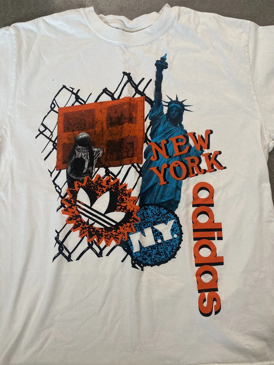 Adidas statue of liberty t shirt sales