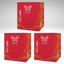 3 X Itsuki Kenko Red Pepper & Herbal Foot Pads Patch Detoxifying FREE SHIPPING