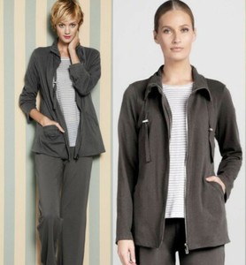 eileen fisher high collar jacket