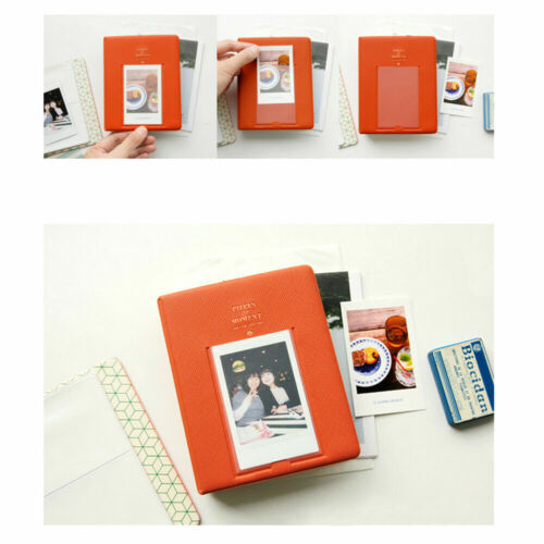 64 Pockets Mini Album Photo Book Storage Case Fujifilm Instax Film Polaroid Kit - Picture 1 of 12