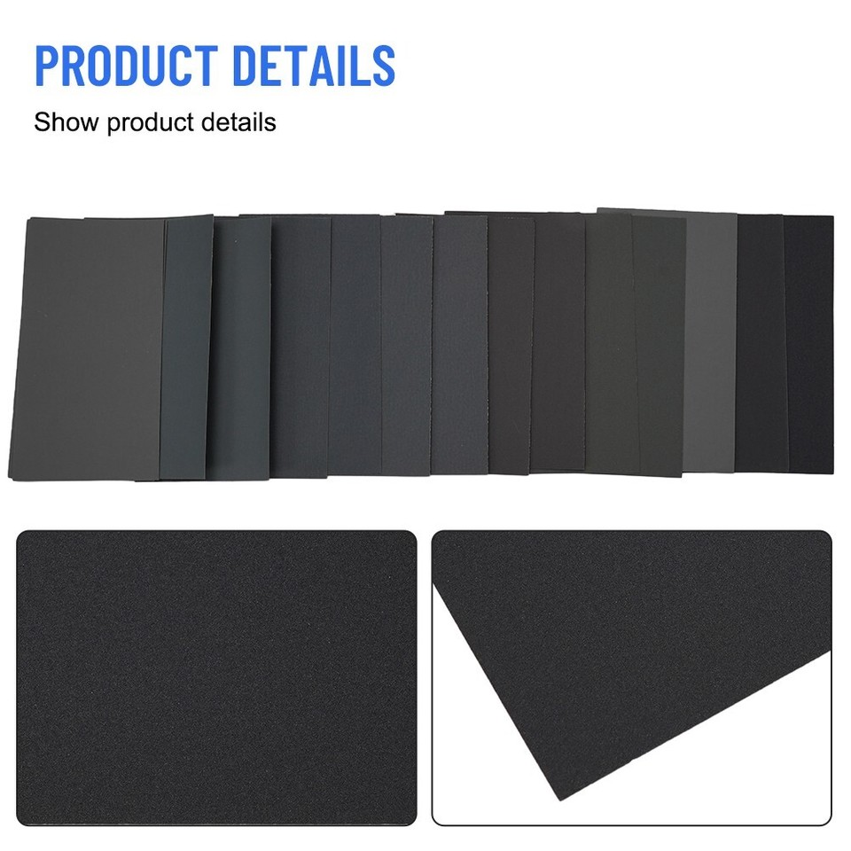 Car Body Sandpaper Ceramic Glass Metal Plastic Sand Grain Silicon