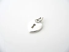 Tiffany & Co Heart Charm Keyhole Pendant Clasp 4 Necklace Bracelet Love Gift Art