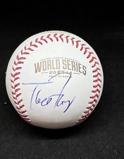 SAN FRANCISCO GIANTS TIM FLANNERY SIGNED BASEBALL 2014 WORLD SERIES JSA COA