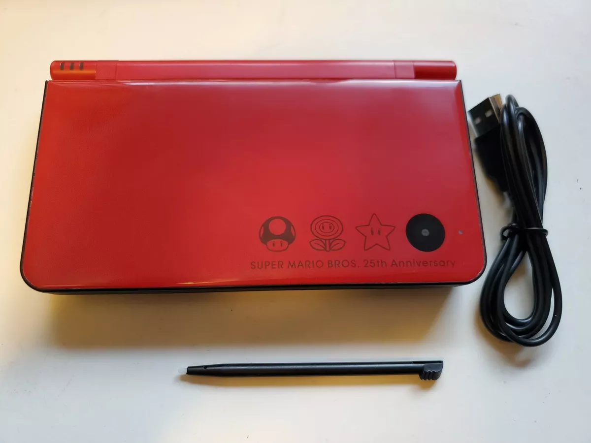 Nintendo DSi XL Red 25th Anniversary Handheld System For Sale