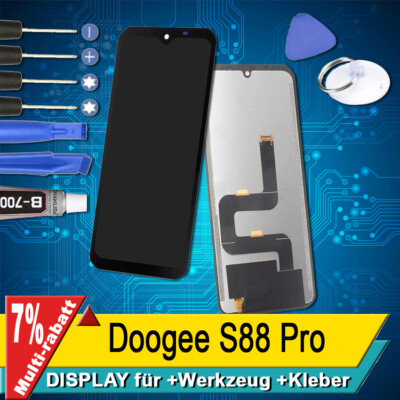 Display Für Doogee S88 Pro Komplettes Bildschirm Lcd Touch Schwarz +