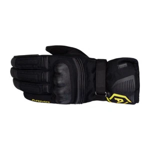 Armr Kumaji 3.0 WP Motorcycle Gloves Mens Armour Black Yellow