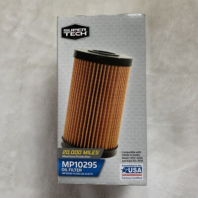 Super Tech Oil Filter MP10295 Compatible W/ Fram TG10295, Mobil 1 M1C-453A....