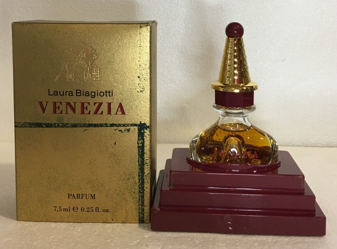 Venezia Laura Biagiotti Women Parfum with Gold Flakes 7,5ml New in