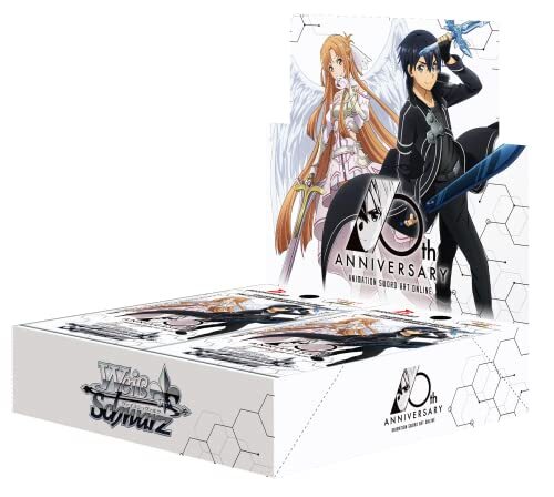 ヴァイスシュヴァルツ SAO 10th ANNIVERSARY BOX 2box Weiss Schwarz Sword Art Online SAO 10th Anime Anniversary